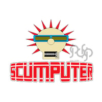 SCUMPUTER -  'SCMP HEAD' + Curved Logo ジクレープリント 2026