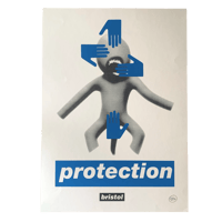 Robert Del Naja aka 3D -  'Protection Bristol' (NHS blue) 2020