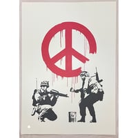BANKSY "CND Soldiers" w/ COA 2005