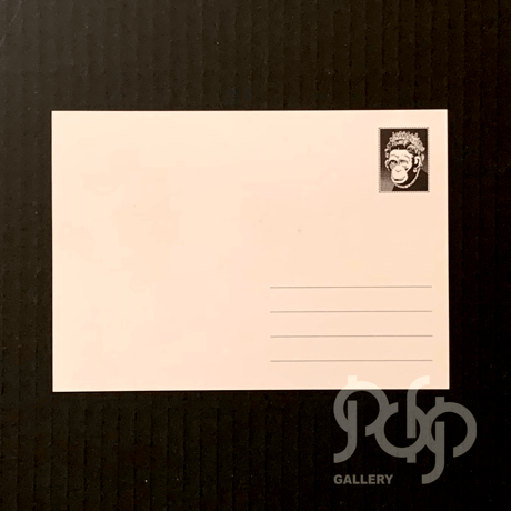 Banksy - ‘I Hate Mondays’ Bristol Museum Postcard 2009