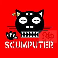 【NEW】SCUMPUTER - 'SCRATCH KAT' RED ジクレープリント 2026