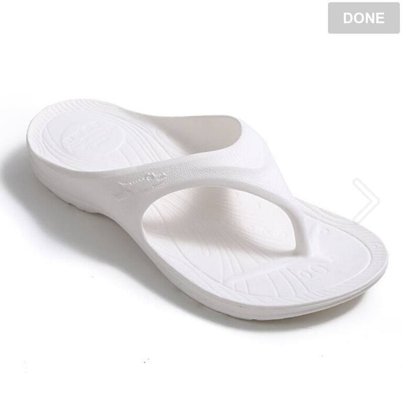 台湾サンダル かかとなし 白 | 小部本舗の台湾サンダル