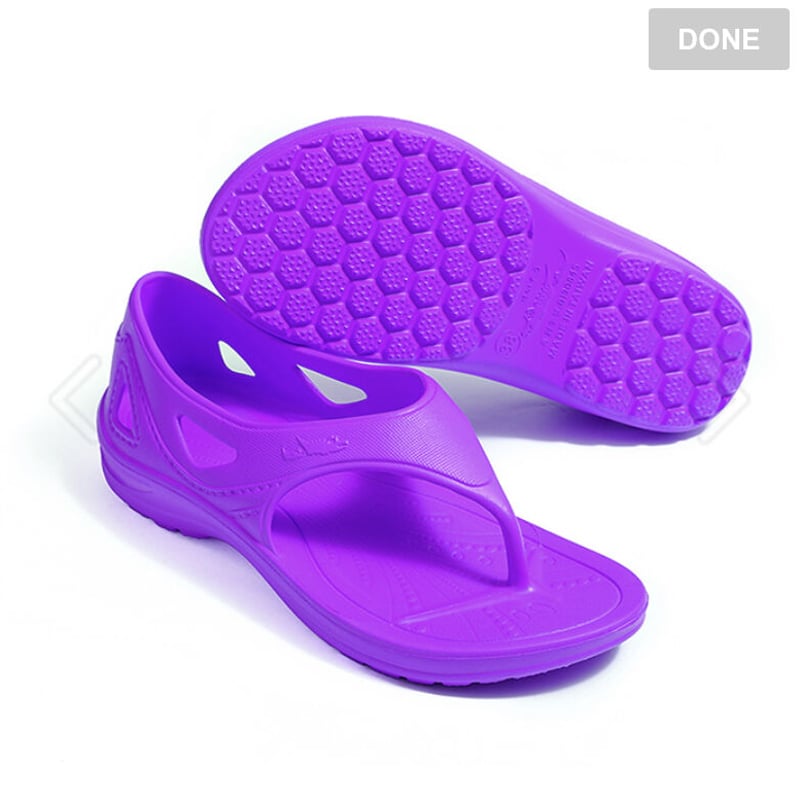 台湾サンダル かかとあり 紫 | 小部本舗の台湾サンダル