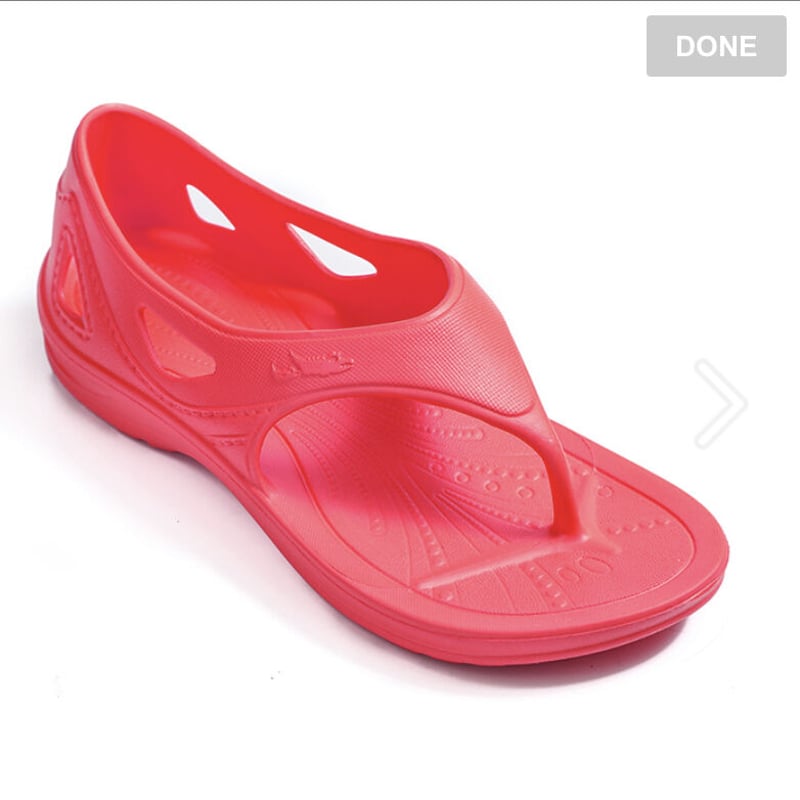 台湾サンダル かかとあり 赤 | 小部本舗の台湾サンダル