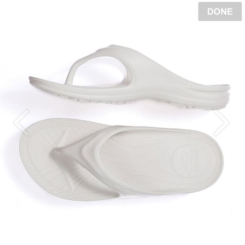 台湾サンダル かかとなし 白 | 小部本舗の台湾サンダル