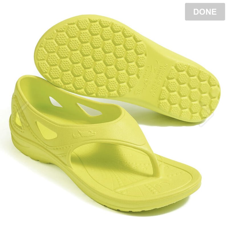 yellow サンダル 台湾サンダル かかとあり 黄 | 小部本舗の台湾サンダル