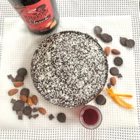 フルーツワインのチョコレートケーキ