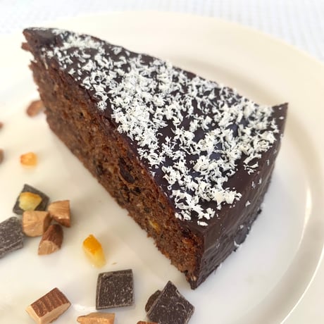 フルーツワインのチョコレートケーキ