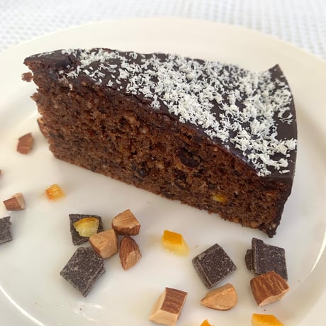 フルーツワインのチョコレートケーキ