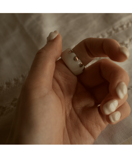 ceramic ring gold <crown> 12号