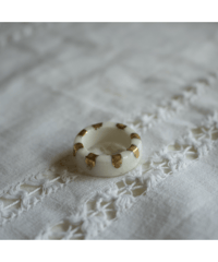 ceramic gold ring <crown> 9号