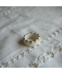 ceramic gold ring <crown> 11号
