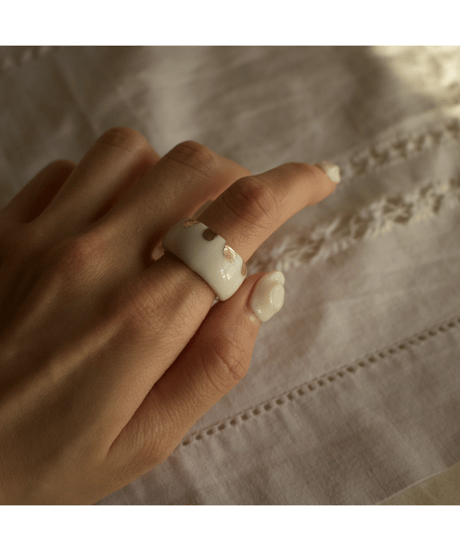 ceramic ring gold <crown> 12号