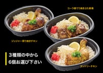 肉のせご飯-選べる6個セット