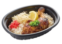 肉のせご飯-ジンジャー照り焼きチキン