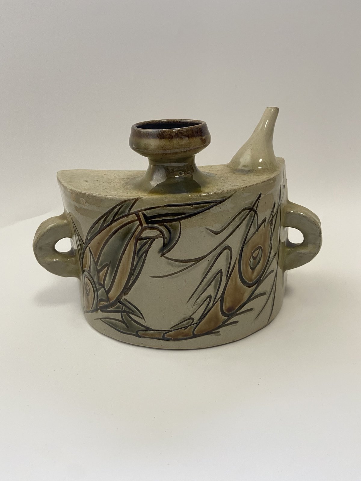 花瓶 沖縄 陶芸 陶器 花瓶 10.0×10.0×高さ20.0cm 信楽焼 日本製 壺 和風