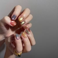 magnet : rainbow candle