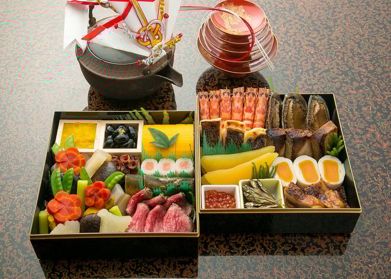 山重謹製おせち[二段重 3人前][数量限定] | 山重オンラインショップ