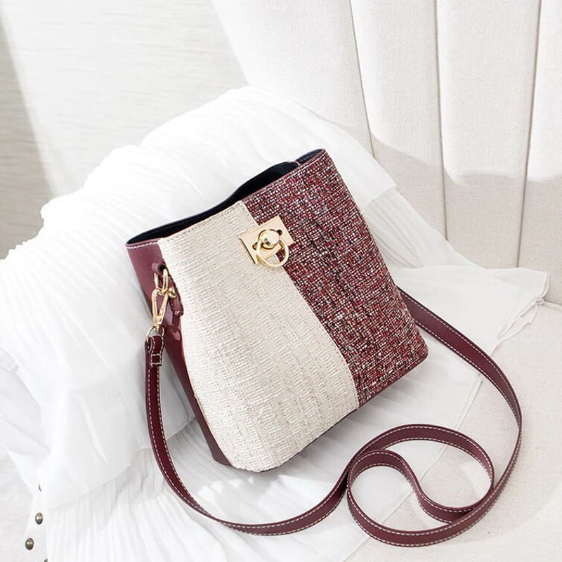 ダブルカラーショルダーバッグ | dey 