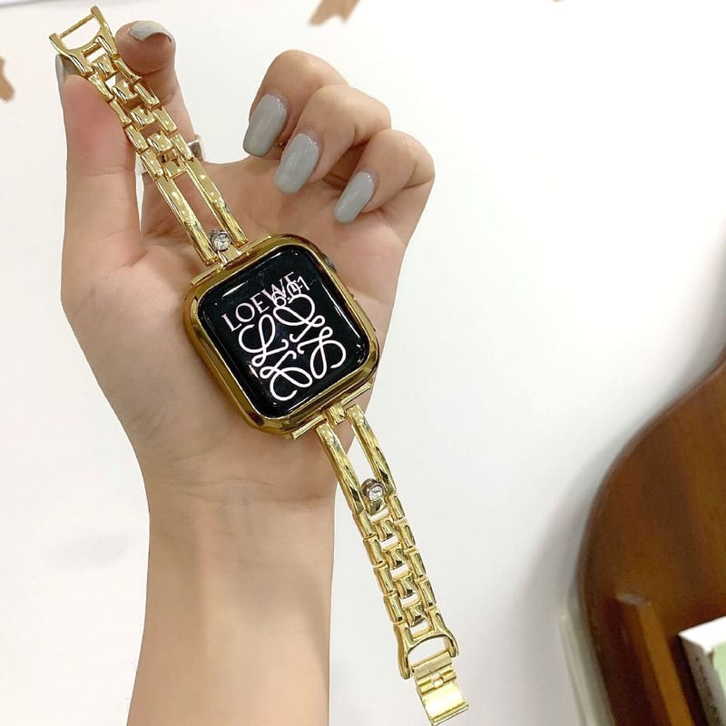 STORE Apple Watch ダイヤモンド風装飾付き Apple Watch ダイヤモンドストラップ(フレーム付) | dey