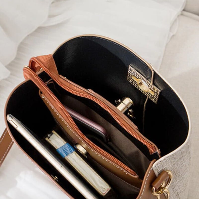 ダブルカラーショルダーバッグ | dey 