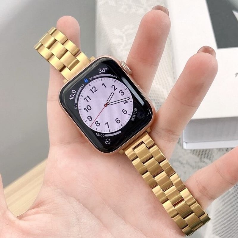 Apple Watch ゴールドシンプルデザインストラップ | dey Apple Watch ゴールドシンプルデザインストラップ | dey
