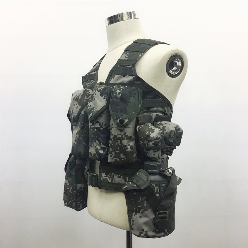林地迷彩】06式通用単兵携行具 兵士配置セット | 大星海公司