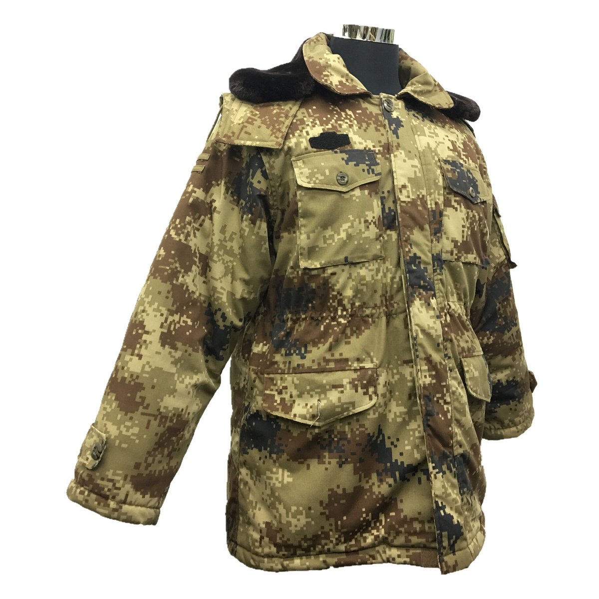 PLA 07荒漠迷彩作訓大衣 防寒服175/100 実物中古 ダウンジャケット 07式荒漠迷彩防寒服 | 大星海公司