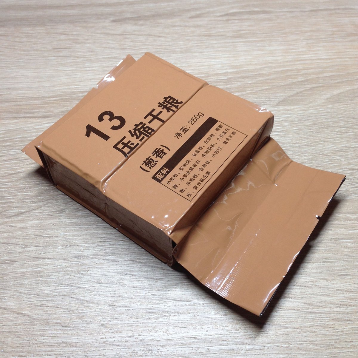 13式中国軍特殊部隊用レーション 圧縮ビスケット 1缶4kg2027