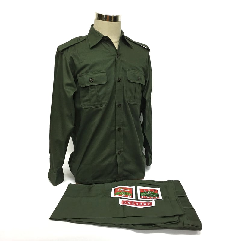 実物】ワ州軍軍服パッチ付き上下セット | 大星海公司