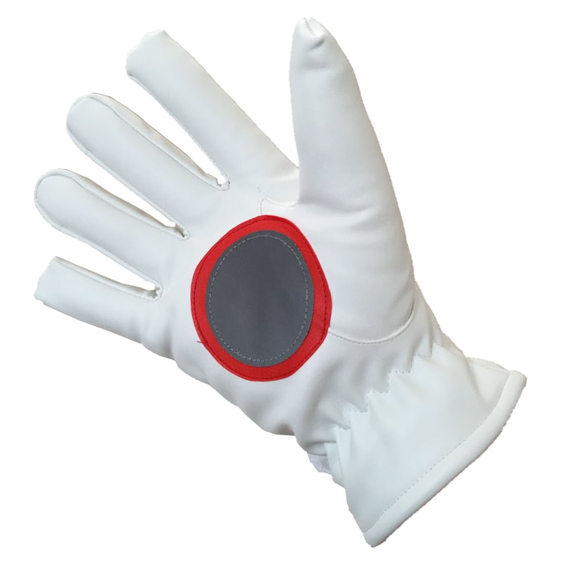 白】交通警察防寒反射グローブ | 大星海公司