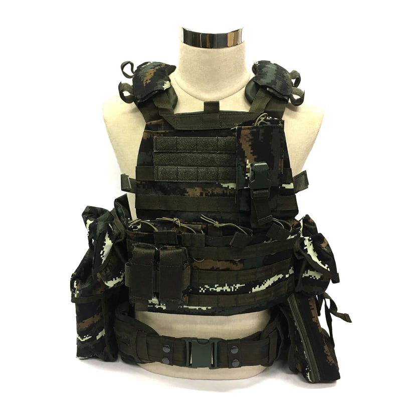 ブラック プレートキャリア ヘルメット付き　フルセット ブラック プレートキャリア ヘルメット付き フルセット - 個人