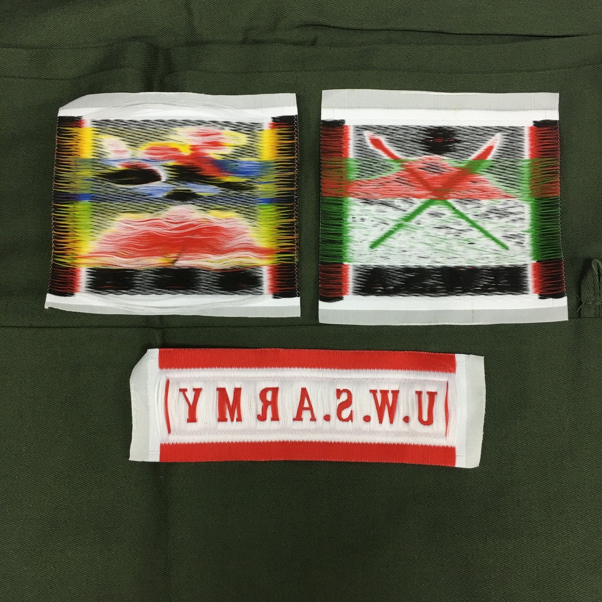 実物】ワ州軍軍服パッチ付き上下セット | 大星海公司