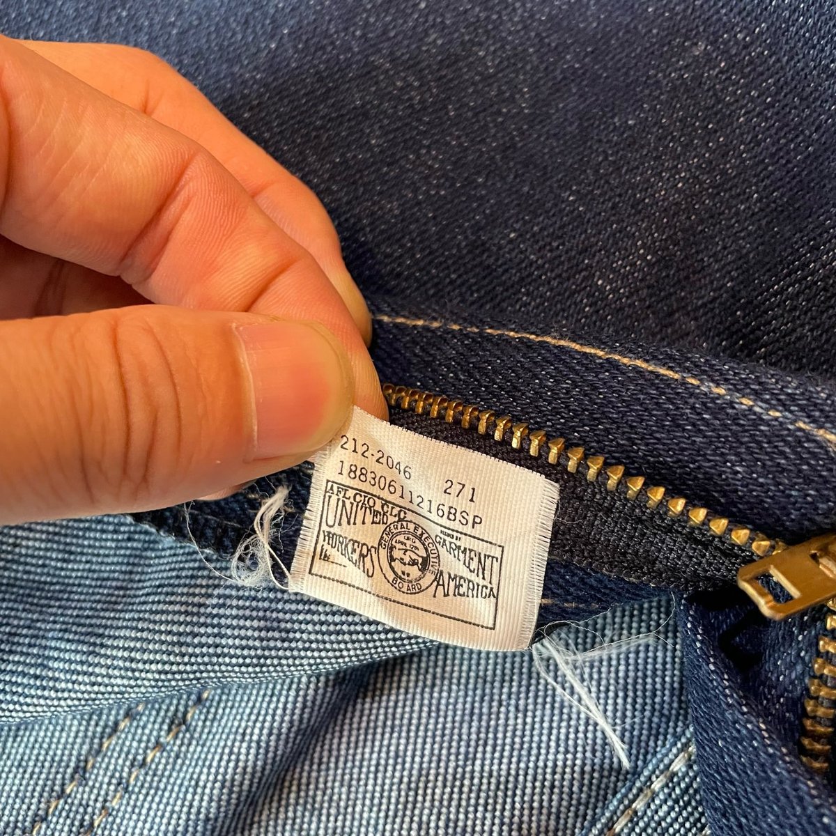 80s Lee 212-2046 Denim Pants Bootcut 濃紺 made in