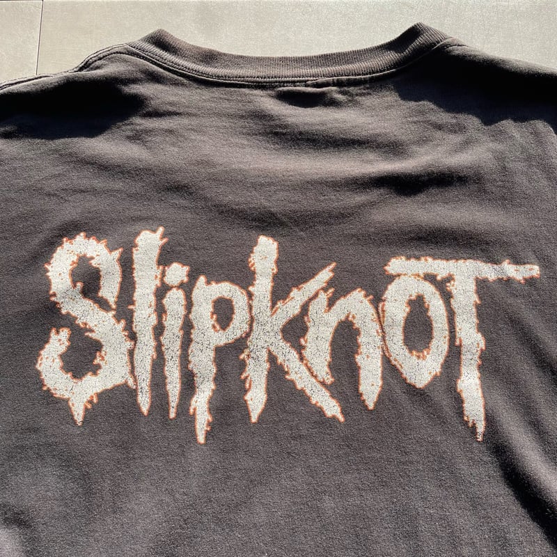 Slipknot スリップノット　Tシャツ　deltaタグ　XL ヴィンテージ 90's～ DELTA ''SlipKnoT'' 両面プリント Tシャツ ブラック 表記(XL