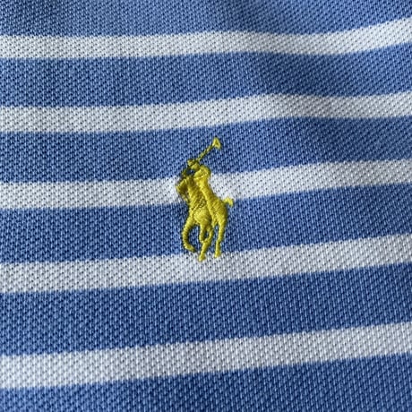 Polo by Ralph Lauren Border Design Polo Shirt L