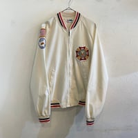 70s~ Sears VETERANS OF FOREIGN WARS OF THE U.S. Zip up Jacket L