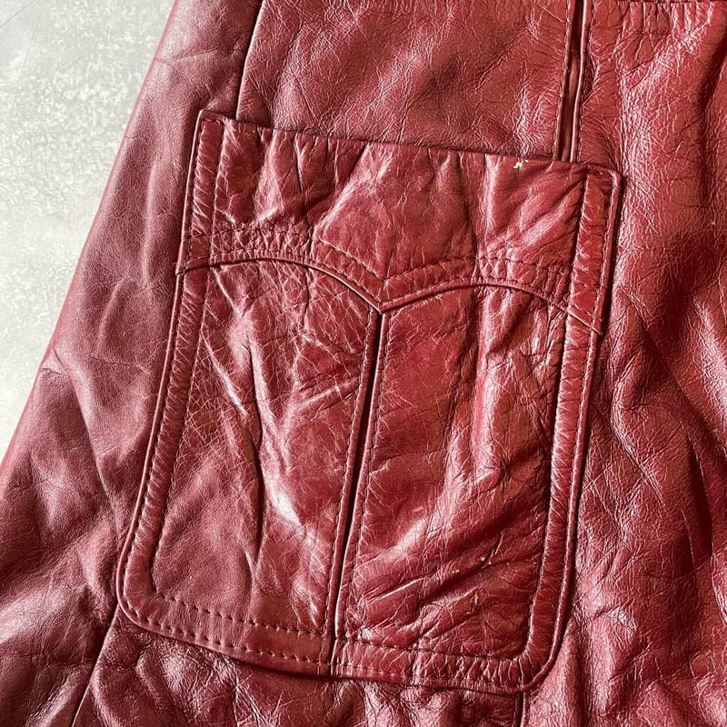 70s~ Berman's Leather Jacket 16 | clique vintag