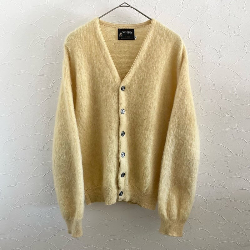 60s WICKBURY Mohair Cardigan M | clique vintage...