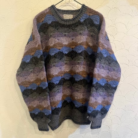 80s Mohair knit sweater S