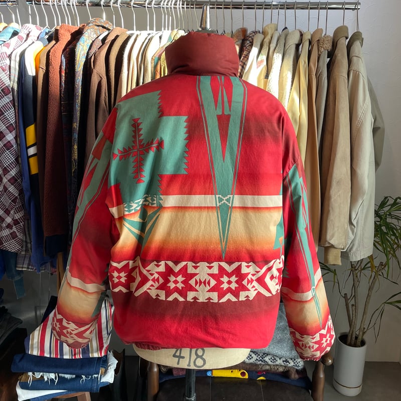 比類なき贅沢外套】ポロカントリー ダック地コート 80s.一点物 極希少 切替