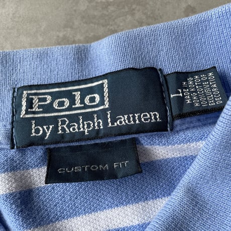 Polo by Ralph Lauren Border Design Polo Shirt L