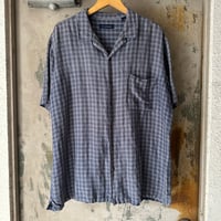 00S Rayon Linen Opencollar S/S Shirt XL