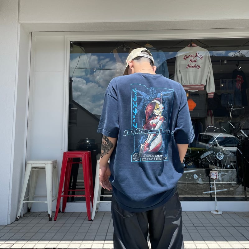 90s~ Plastik ALSTYLE T-shirt プラスティック Navy | cli