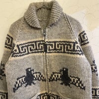 90s TUAK Cowichan Zip Up Sweater