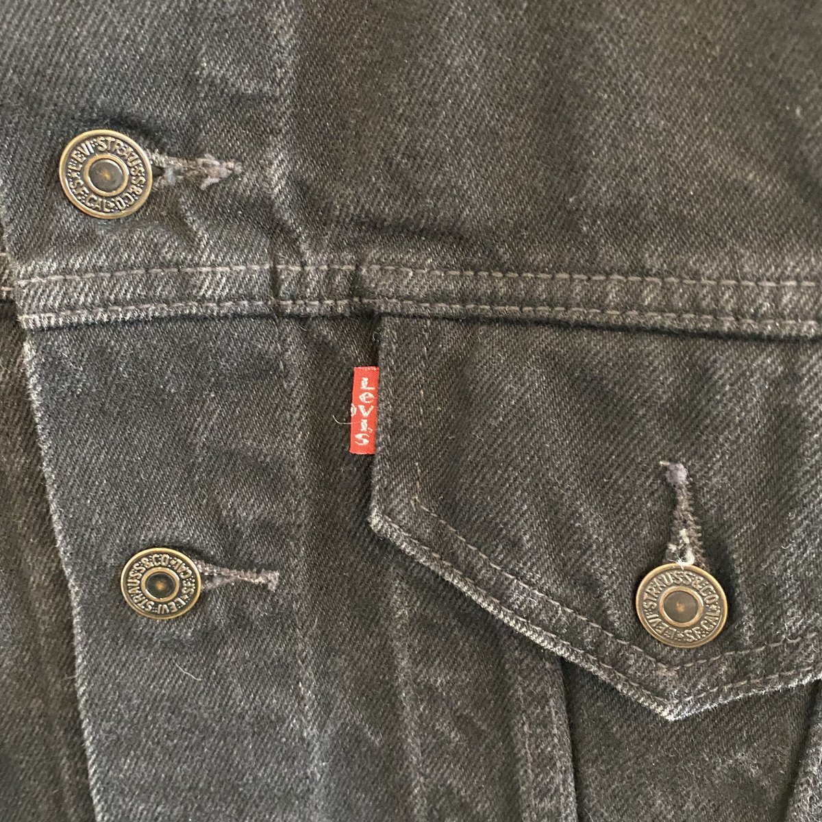 Levi's Denim Vest 70401 08 XL Black | clique vi