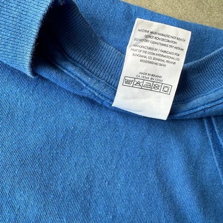 90s Fruit of the loom one point T-shirt XL Bule