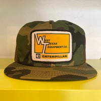 70s WEST TEXAS EQUIPMENT.CO CATERPILLAR メッシュスナップCap K-products made in usa