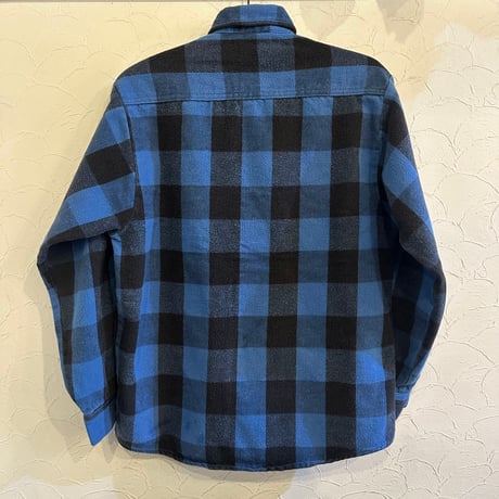 80s90s FIVE BROTHER Flannel Check Shirt M