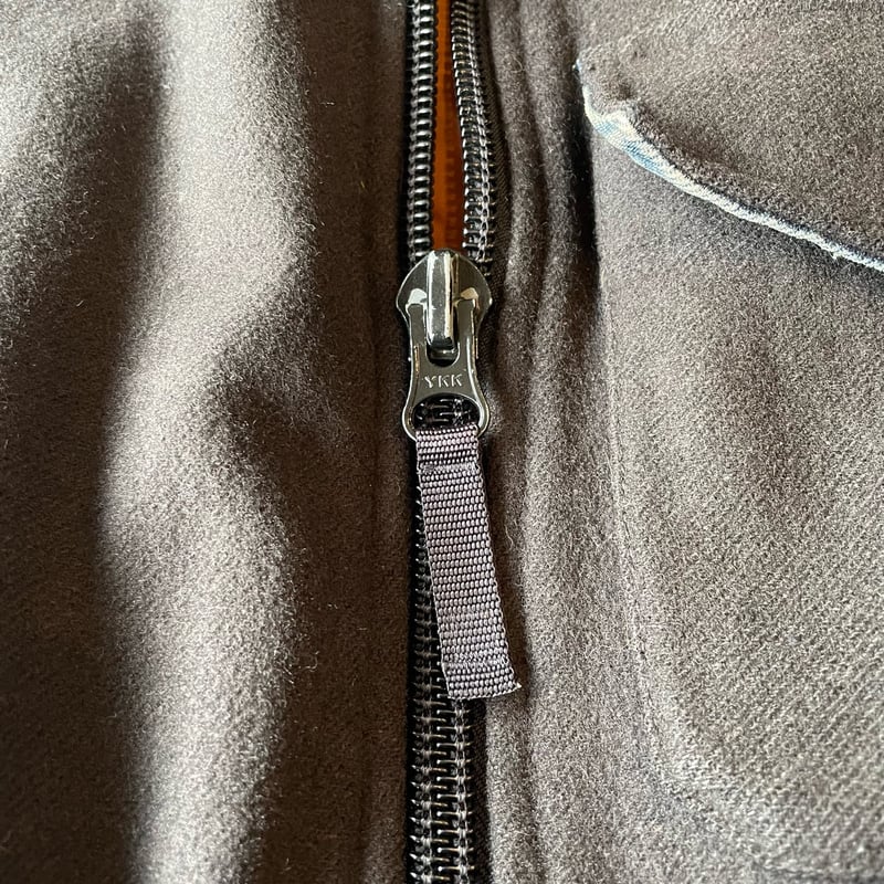 90s Armani Jeans Wool Zip up Jacket 52 made in